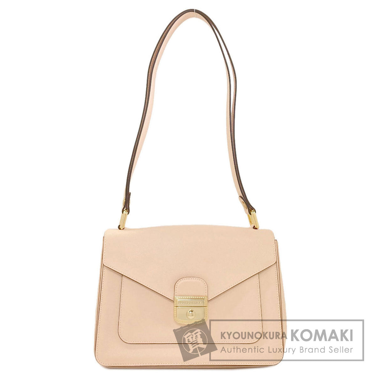 Longchamp Le Pliage Heritage Shoulder Bag Leather Ladies [Used]