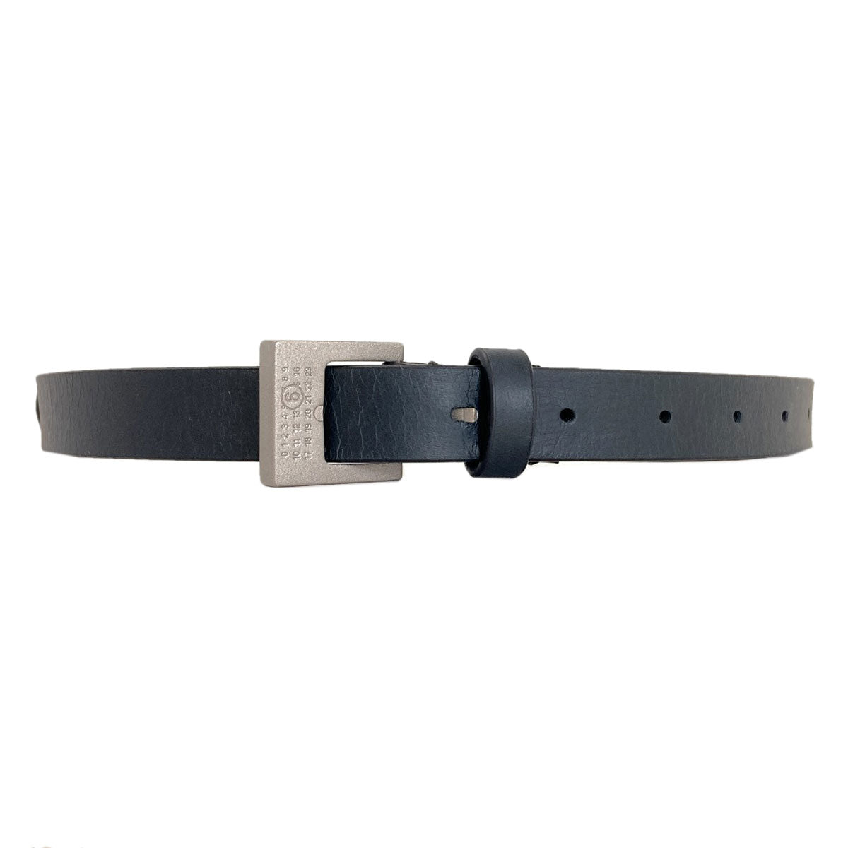 MaisonMargiela logo belt Leather mens [Used]