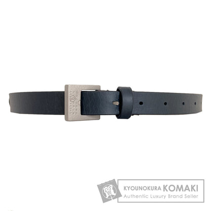 MaisonMargiela logo belt Leather mens [Used]