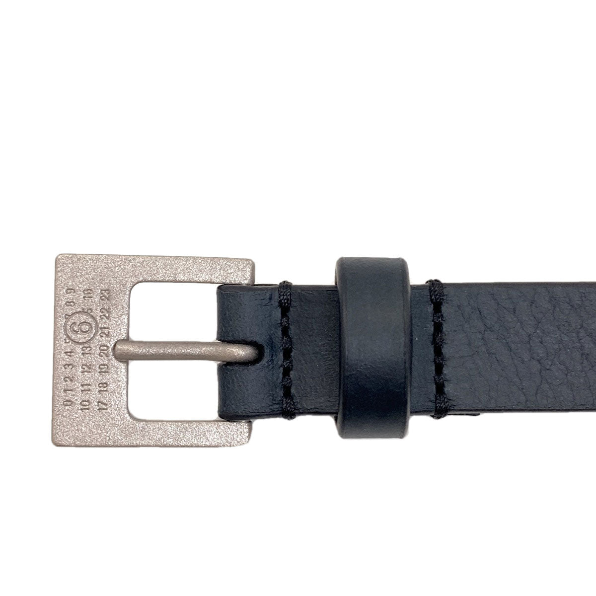 MaisonMargiela logo belt Leather mens [Used]