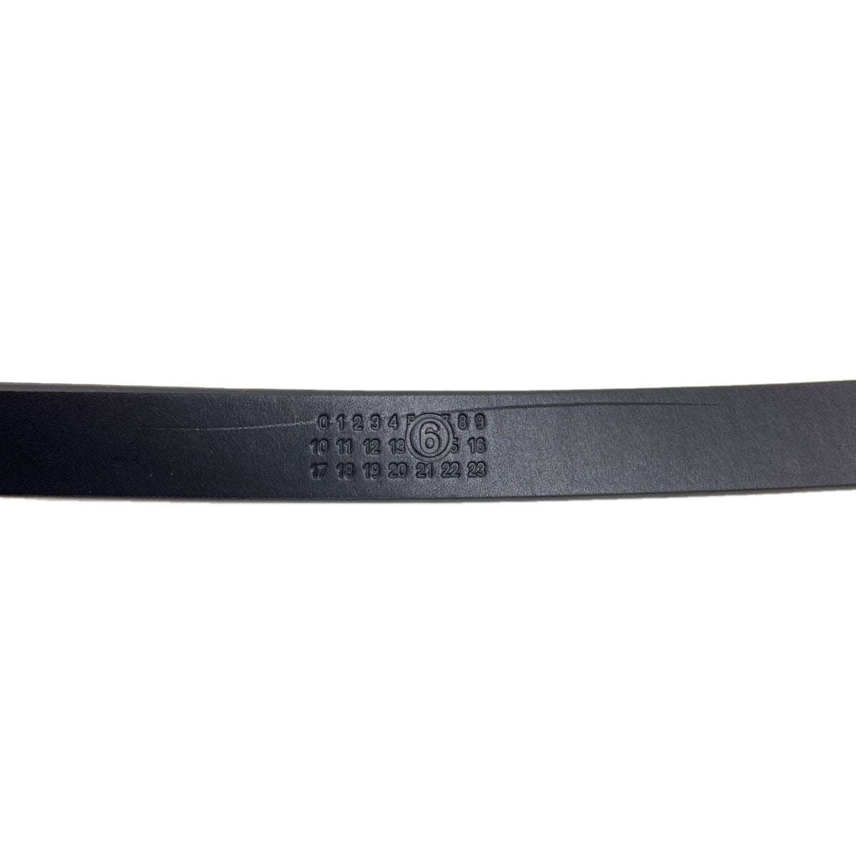 MaisonMargiela logo belt Leather mens [Used]