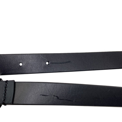 MaisonMargiela logo belt Leather mens [Used]