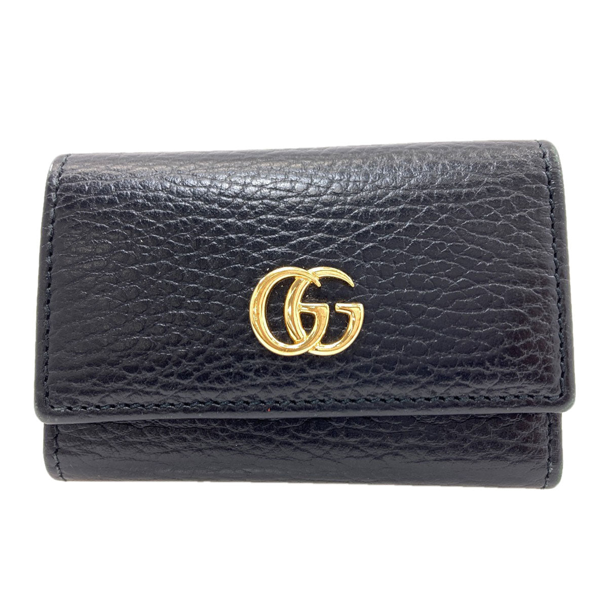 GUCCI 735807 GG Marmont key holder Leather Ladies [Used]