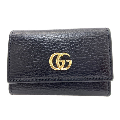 GUCCI 735807 GG Marmont key holder Leather Ladies [Used]