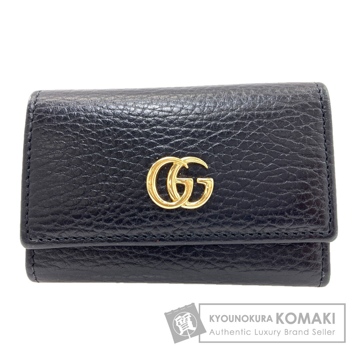 GUCCI 735807 GG Marmont key holder Leather Ladies [Used]