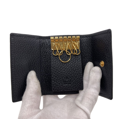 GUCCI 735807 GG Marmont key holder Leather Ladies [Used]