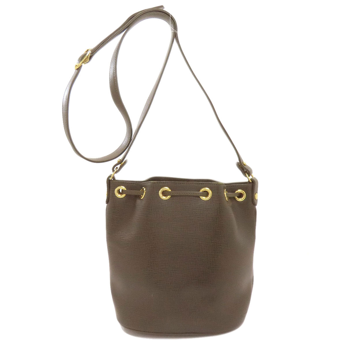 HUNTING WORLD logo Shoulder Bag Leather Ladies [Used]