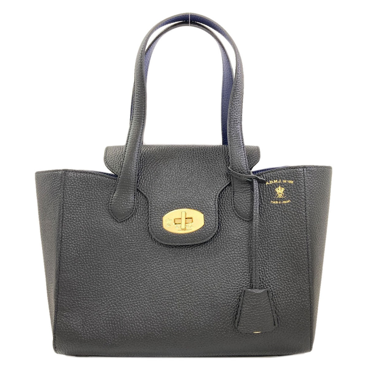ADMJ logo Tote Bag Leather Ladies [Used]