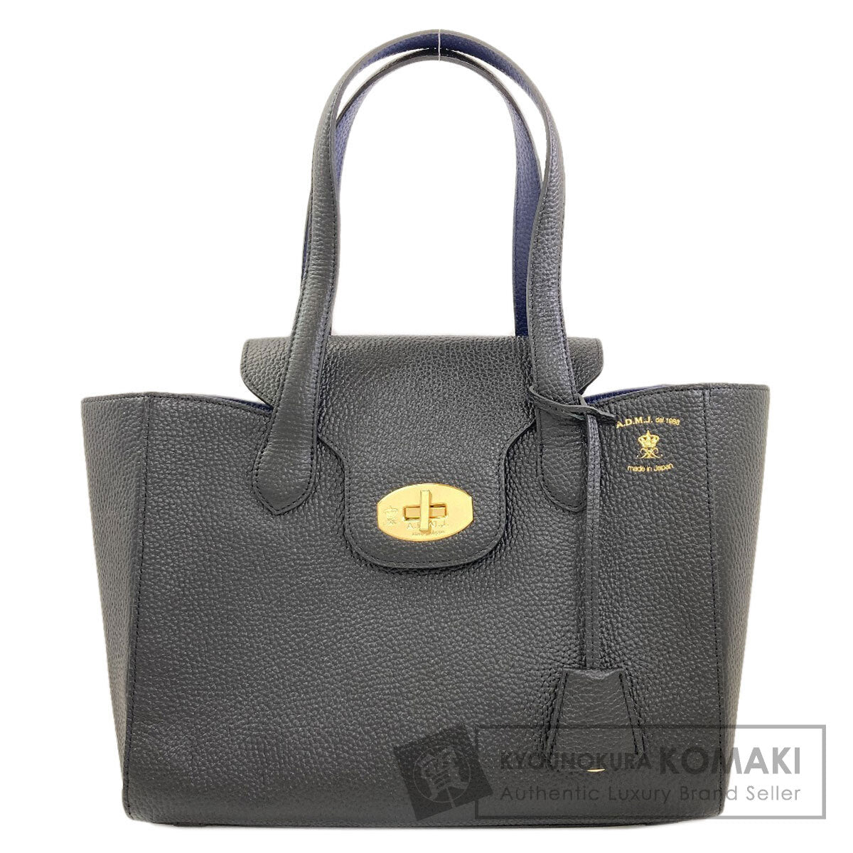 ADMJ logo Tote Bag Leather Ladies [Used]