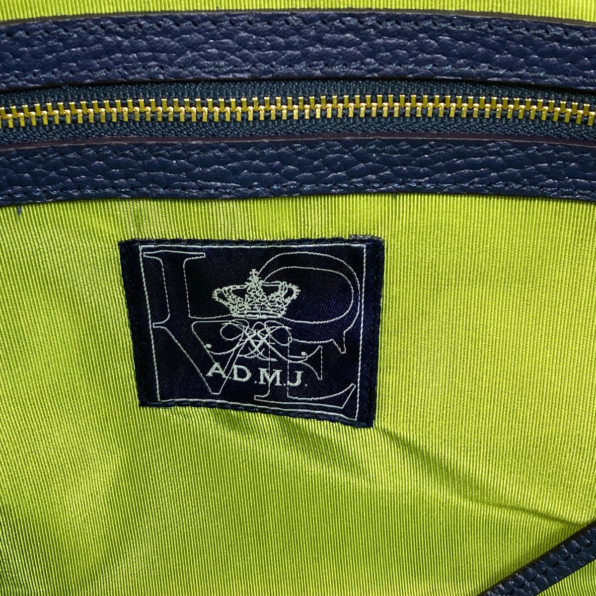ADMJ logo Tote Bag Leather Ladies [Used]