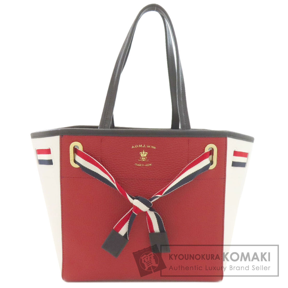 ADMJ conclusion Tote Bag Leather Ladies [Used]