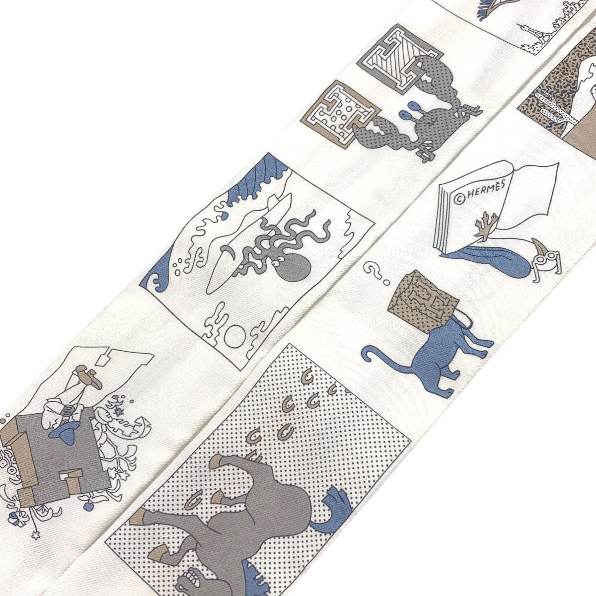 HERMES Twilly Scarf Silk Ladies [Used]