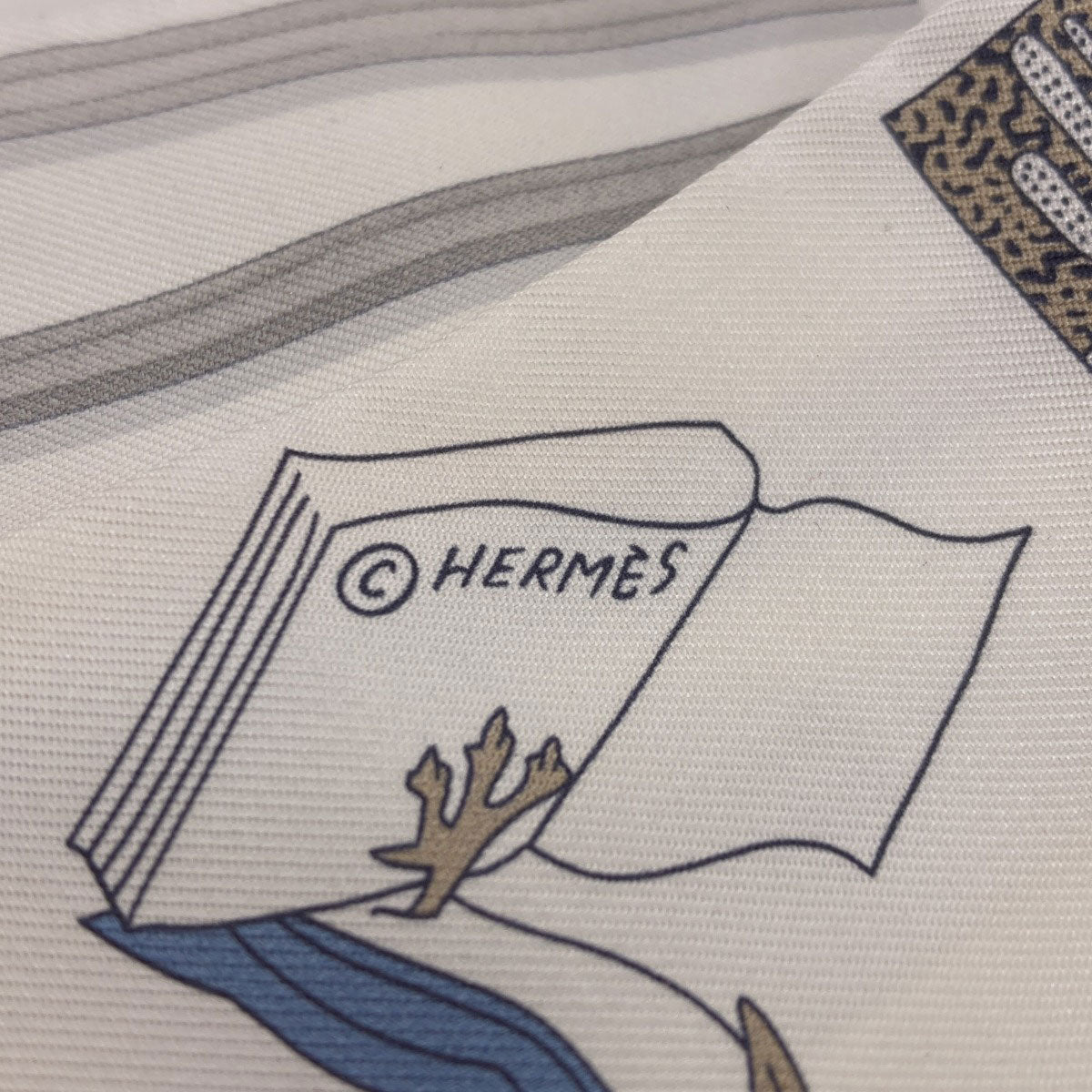 HERMES Twilly Scarf Silk Ladies [Used]