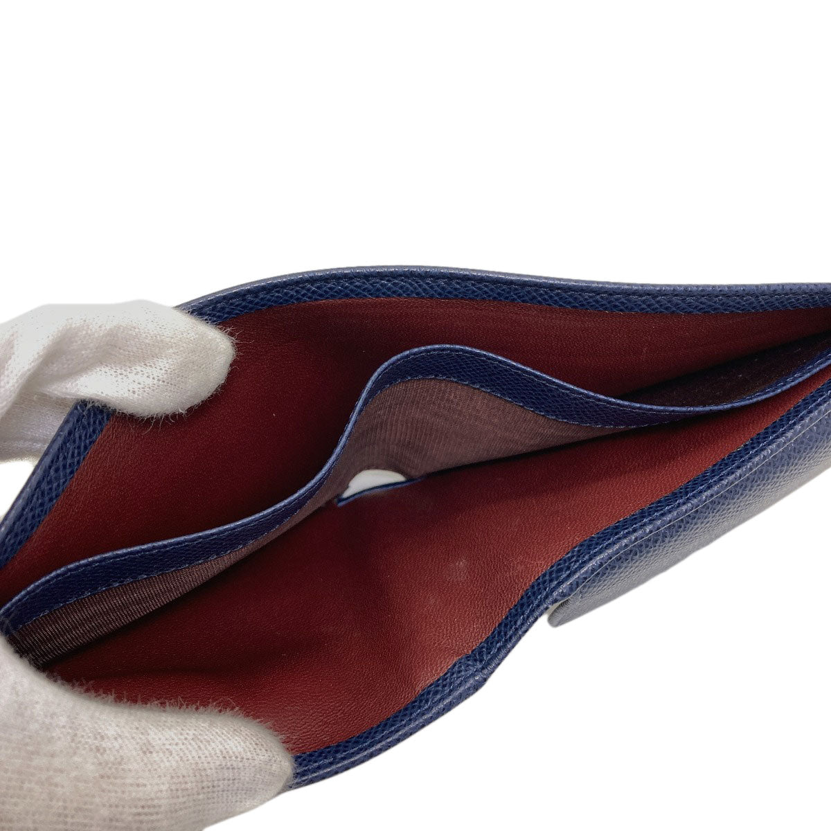 BVLGARI BVLGARI BVLGARI Bifold Wallet with Coin Pocket Leather Ladies [Used]