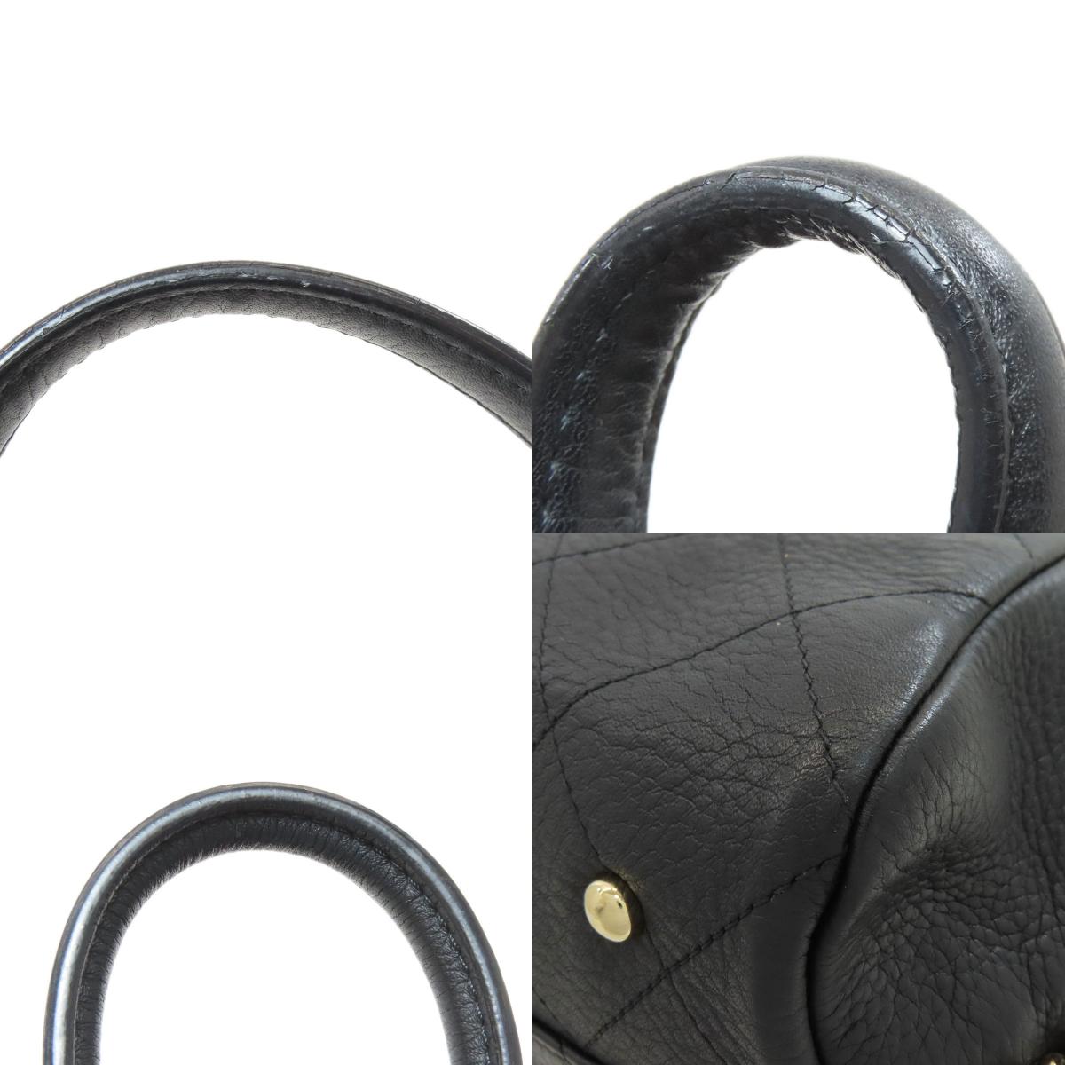 CHANEL Matelasse GoldHardware 2WAY Tote Bag Calf Ladies [Used]