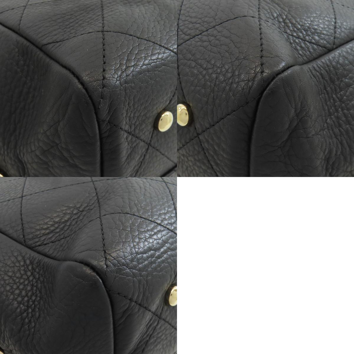 CHANEL Matelasse GoldHardware 2WAY Tote Bag Calf Ladies [Used]