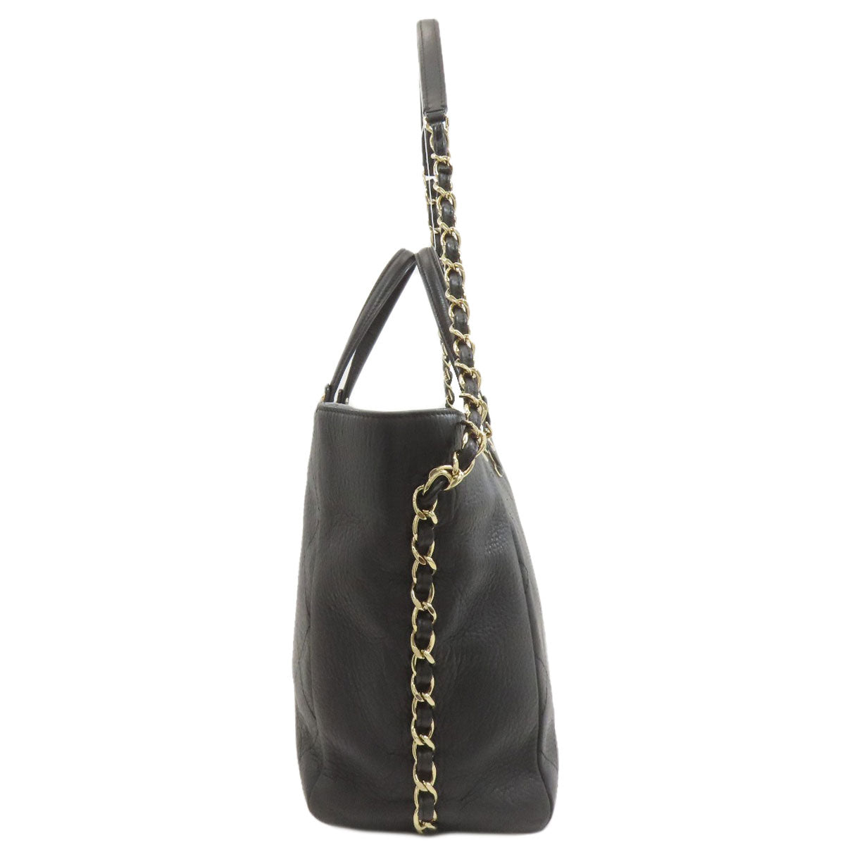 CHANEL Matelasse GoldHardware 2WAY Tote Bag Calf Ladies [Used]