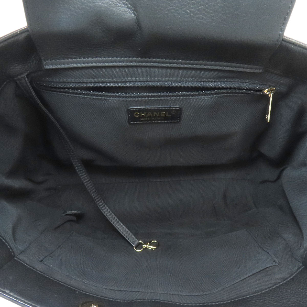 CHANEL Matelasse GoldHardware 2WAY Tote Bag Calf Ladies [Used]