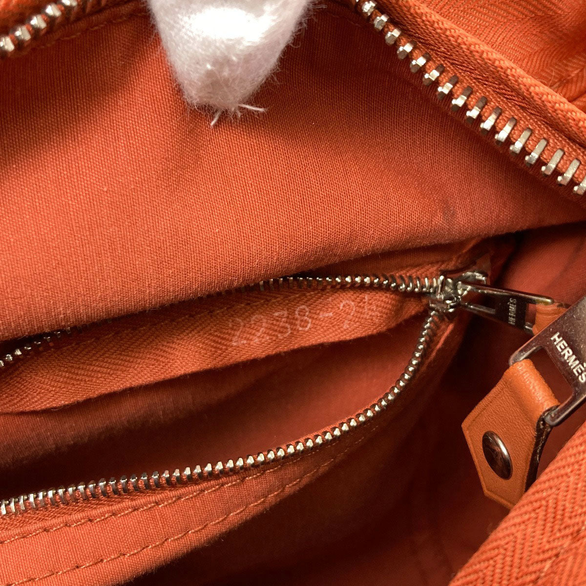 HERMES Acape Luco PM Handbag Cotton PolyesterLadies [Used]