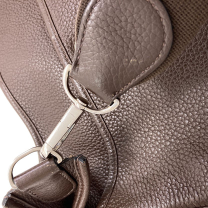 HERMES Evelyne3 PM SilverHardware Shoulder Bag Taurillon Clemence Ladies [Used]