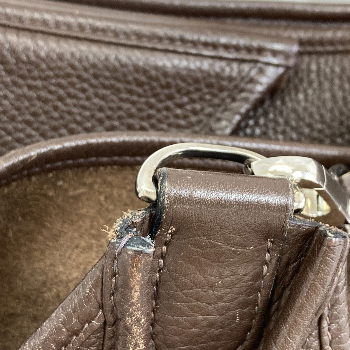 HERMES Evelyne3 PM SilverHardware Shoulder Bag Taurillon Clemence Ladies [Used]