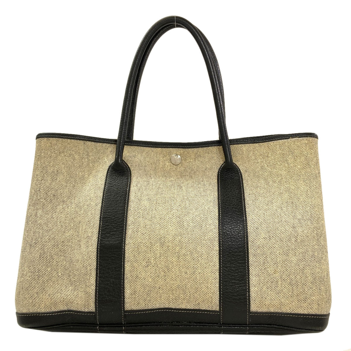 HERMES Garden Party PM Silver Hardware Handbag Towar Ladies [Used]