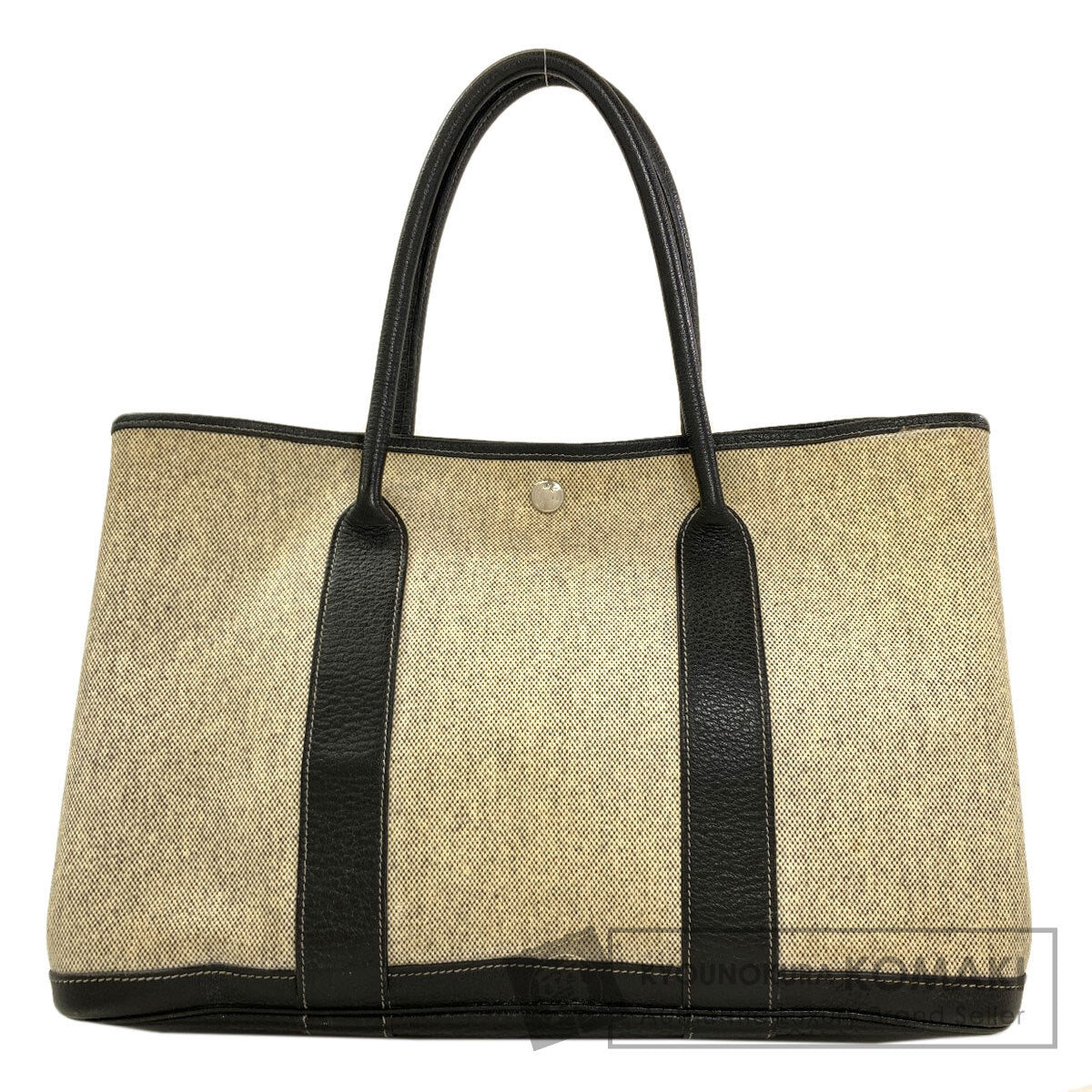 HERMES Garden Party PM Silver Hardware Handbag Towar Ladies [Used]