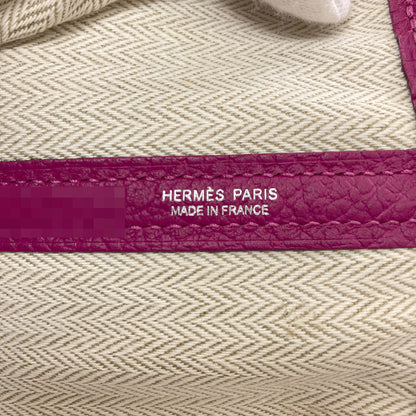HERMES Garden Party PM Silver Hardware Handbag Negonda Ladies [Used]