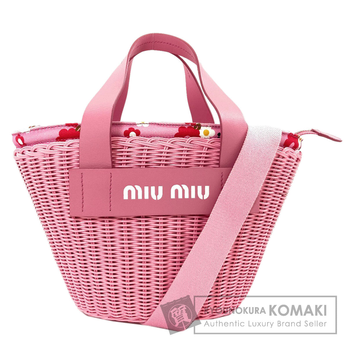MIUMIU 2WAY Handbag Rattan Ladies [Used]