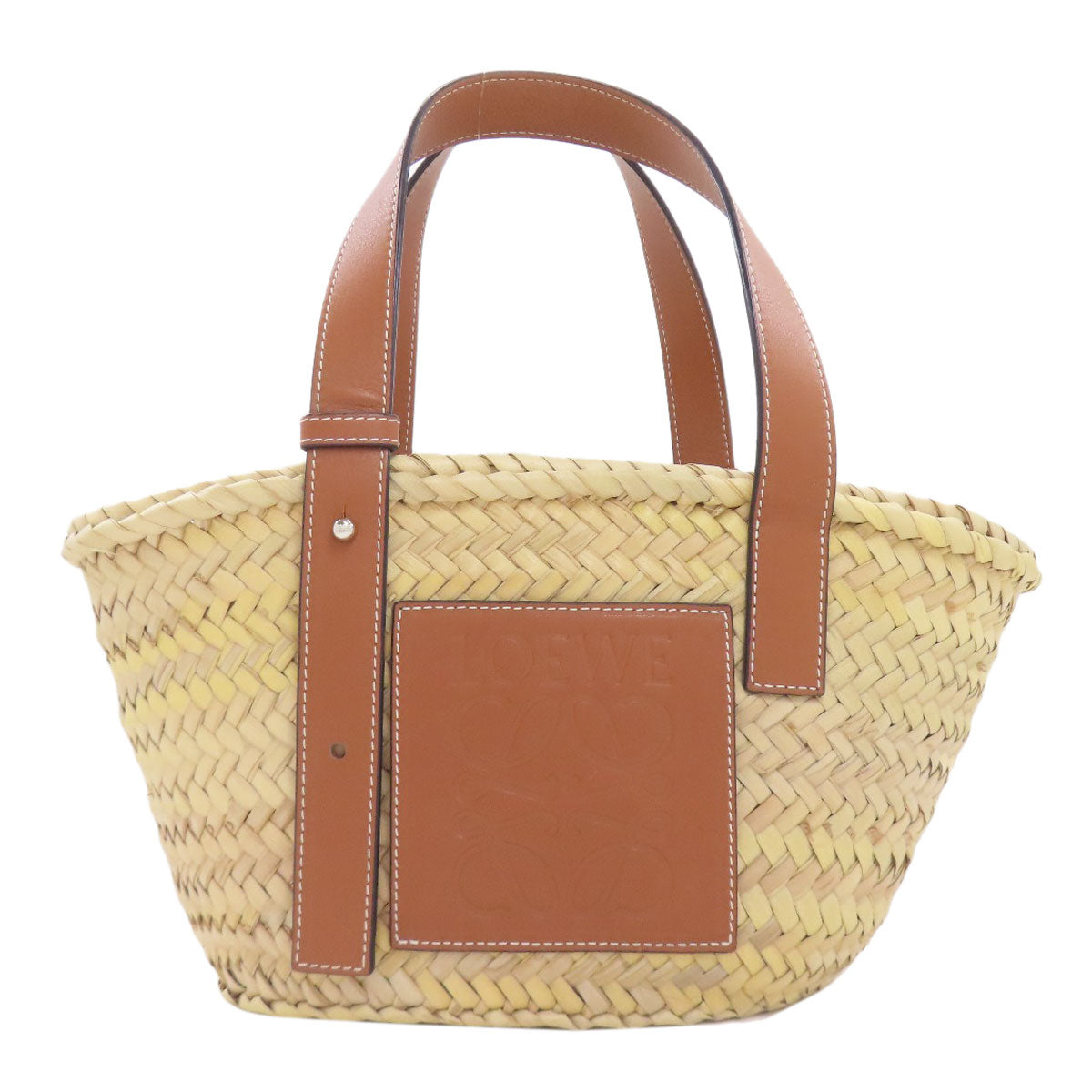 LOEWE Basket bag small Handbag Raffia Ladies [Used]