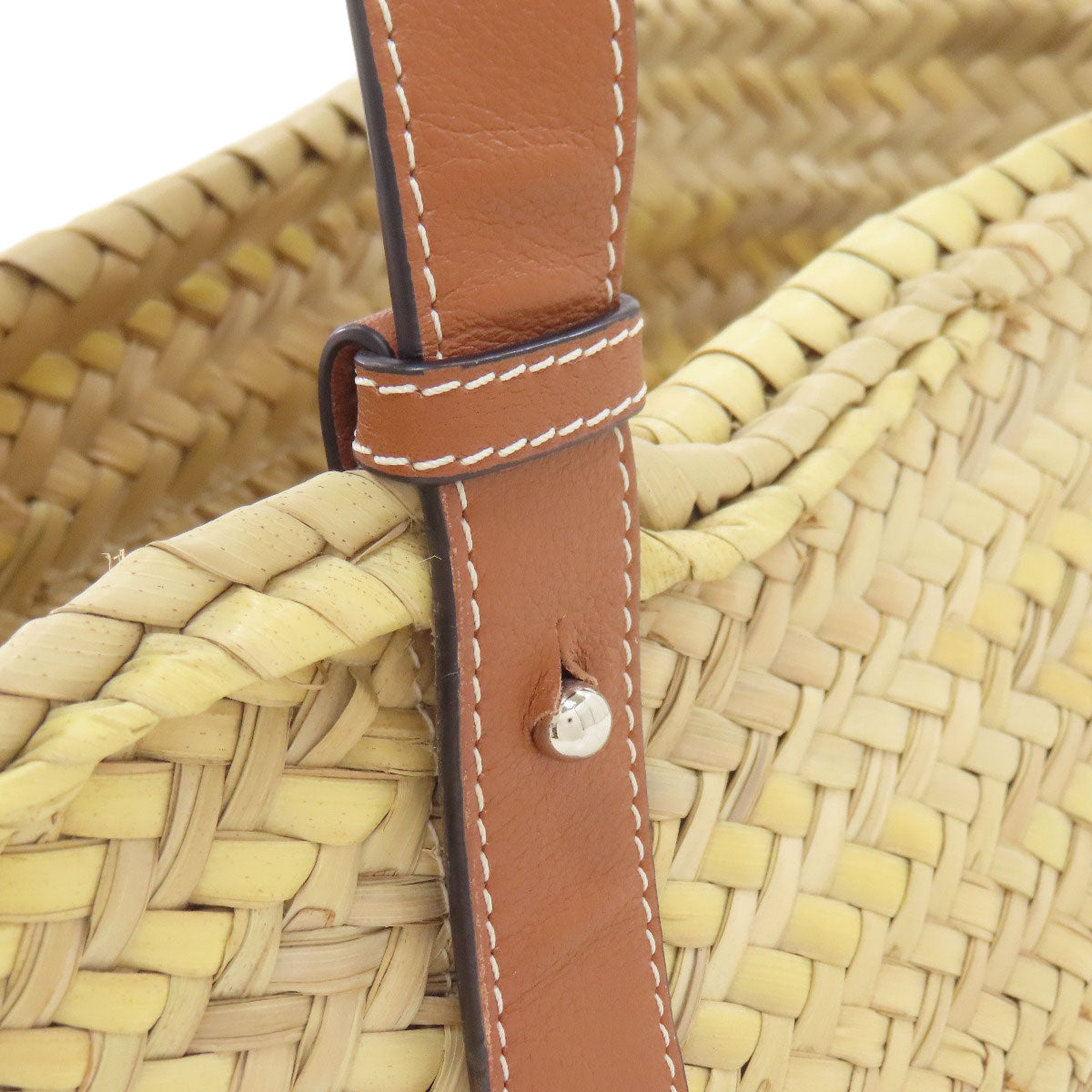 LOEWE Basket bag small Handbag Raffia Ladies [Used]
