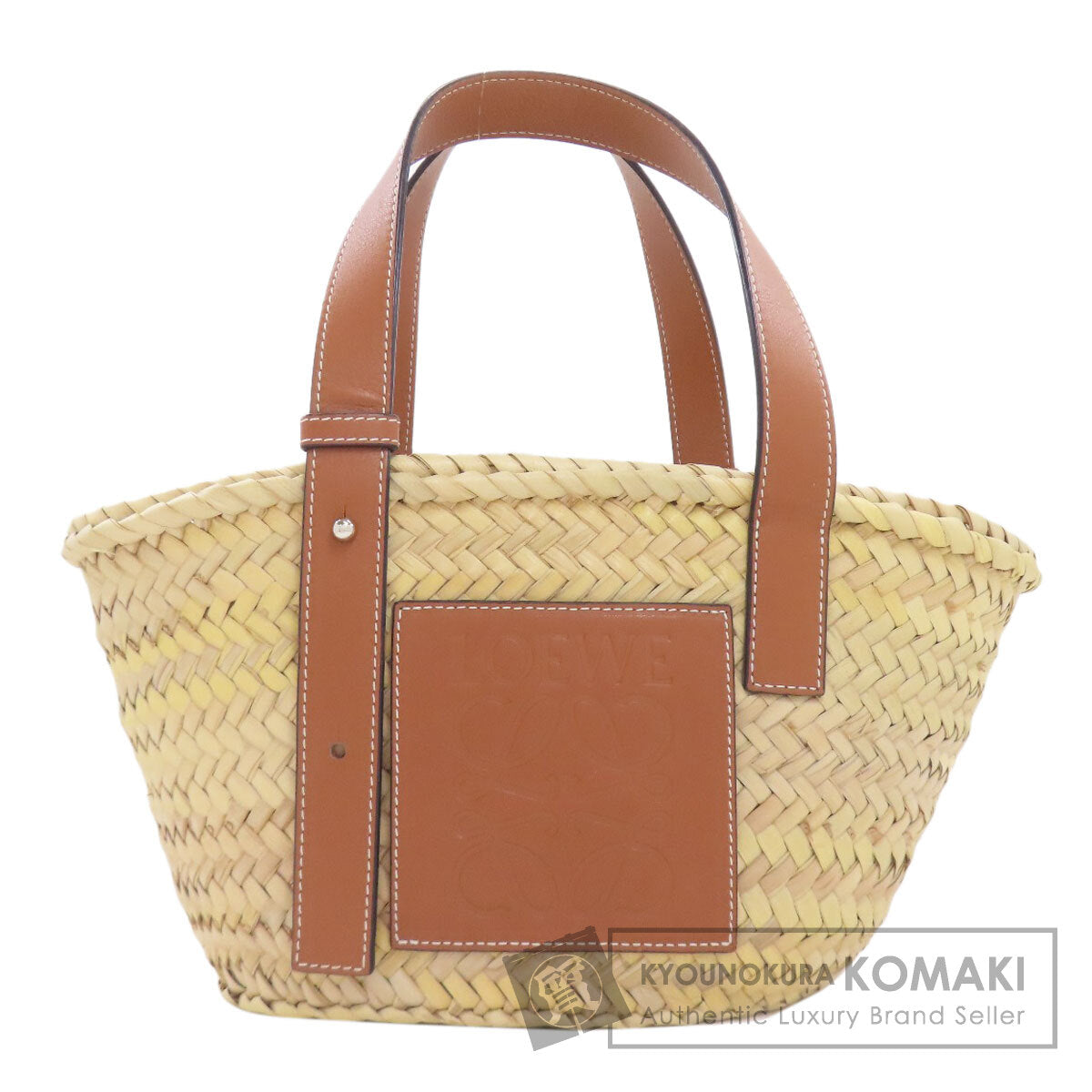 LOEWE Basket bag small Handbag Raffia Ladies [Used]