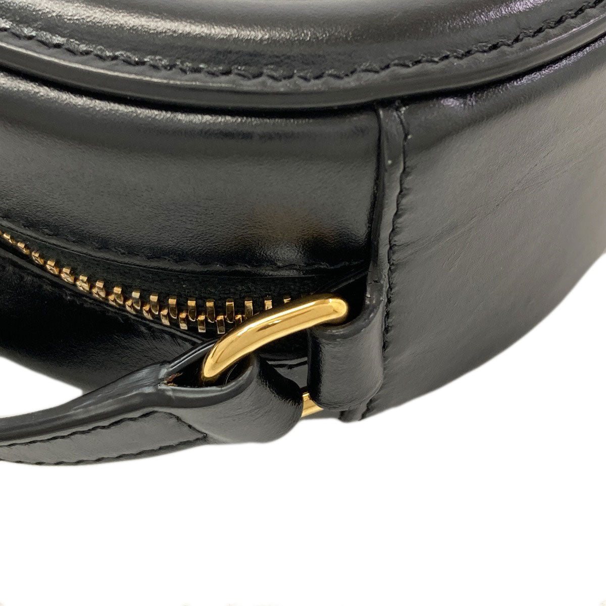CELINE Triomphe Oval Purse Shoulder Bag Calf Ladies [Used]
