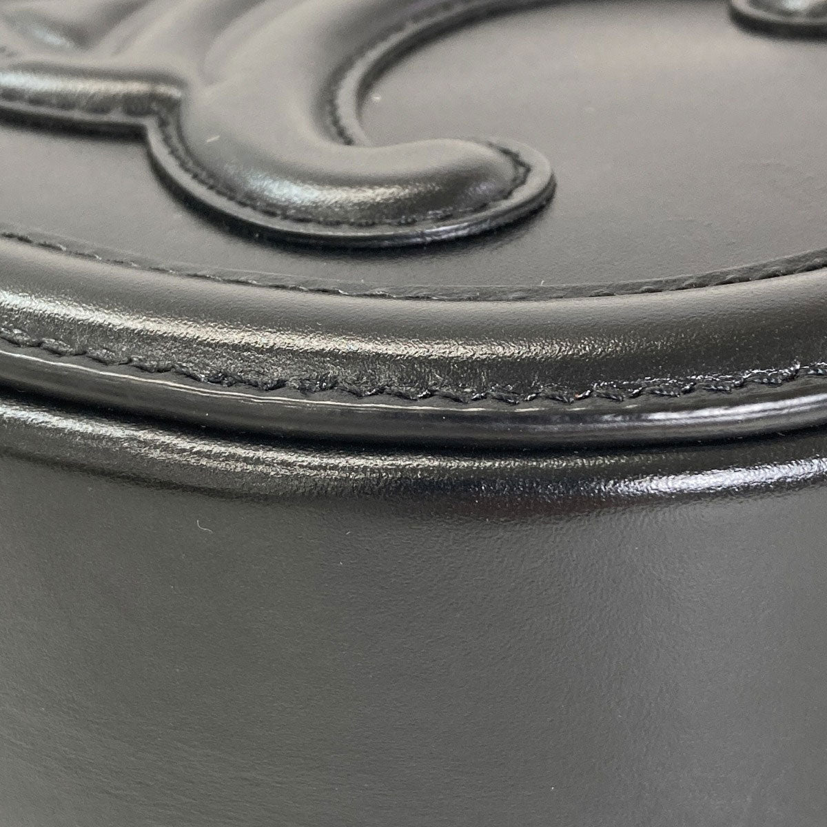 CELINE Triomphe Oval Purse Shoulder Bag Calf Ladies [Used]