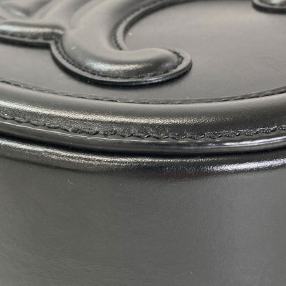 CELINE Triomphe Oval Purse Shoulder Bag Calf Ladies [Used]