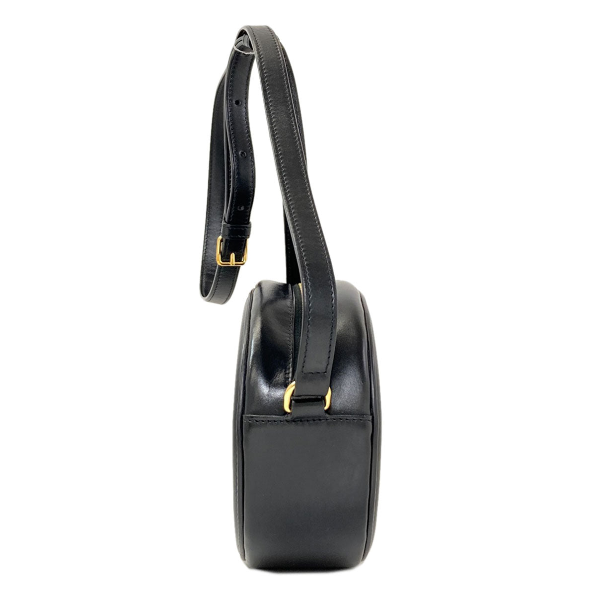 CELINE Triomphe Oval Purse Shoulder Bag Calf Ladies [Used]