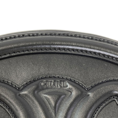CELINE Triomphe Oval Purse Shoulder Bag Calf Ladies [Used]