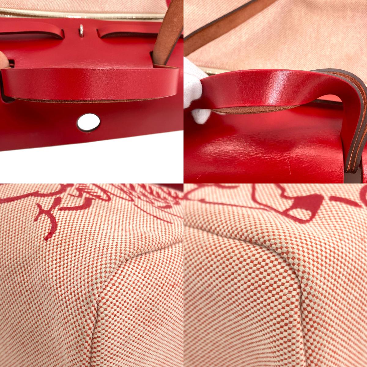 HERMES Alebag Zip 31 Pegasus Pop SilverHardware Handbag Towar Ladies [Used]