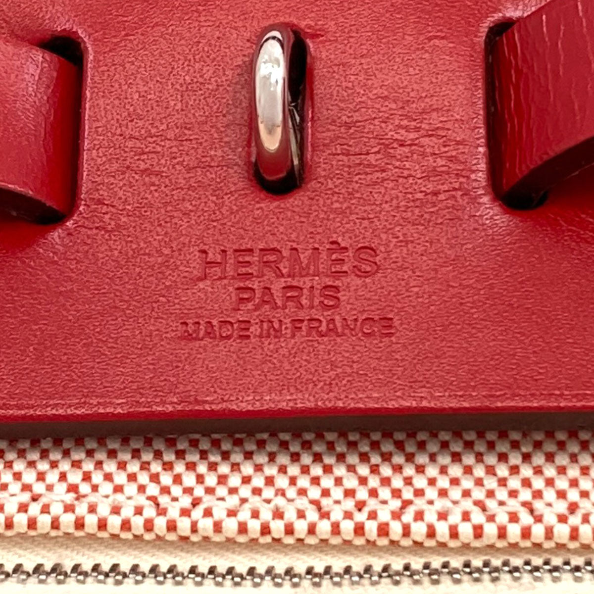 HERMES Alebag Zip 31 Pegasus Pop SilverHardware Handbag Towar Ladies [Used]