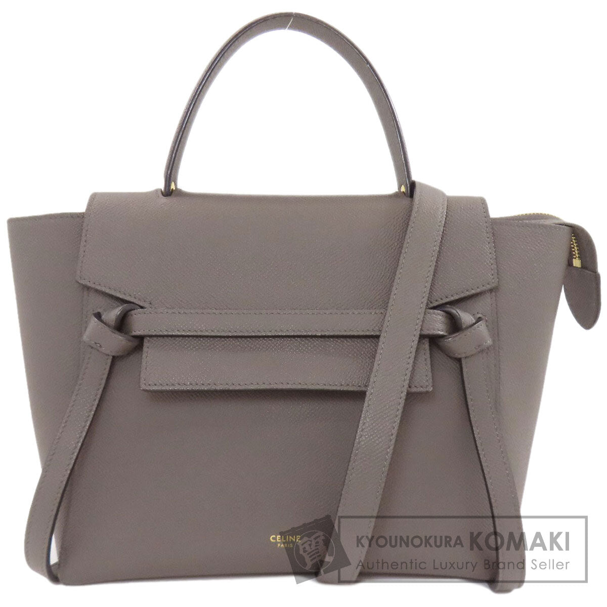 CELINE Belt bag 2WAY Handbag Calf Ladies [Used]