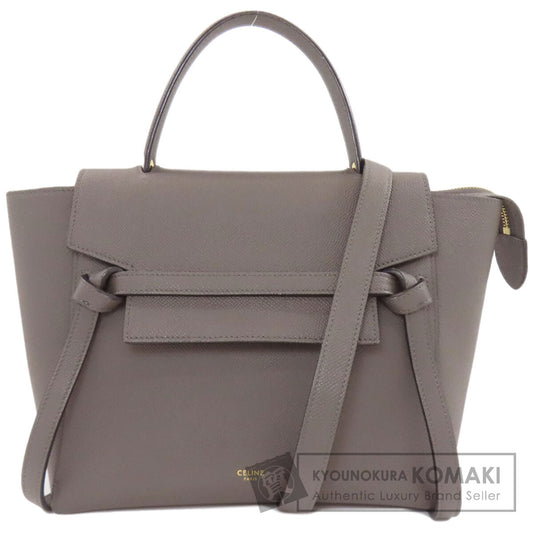 CELINE Belt bag 2WAY Handbag Calf Ladies [Used]