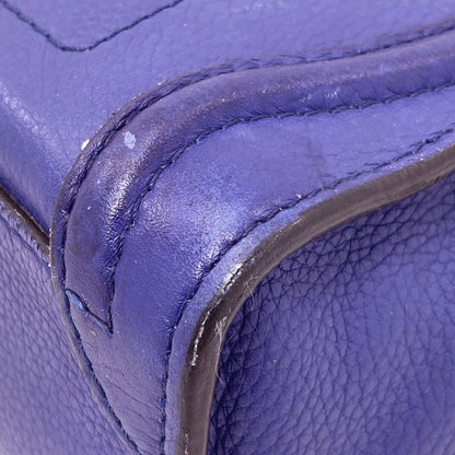 CELINE Luggage nano 2 WAY Handbag Leather Ladies [Used]