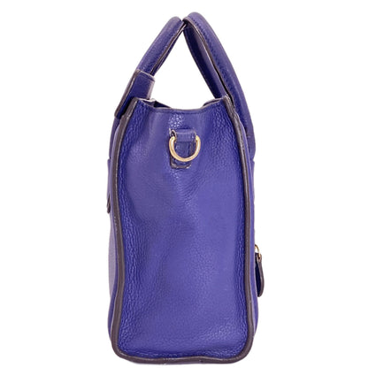 CELINE Luggage nano 2 WAY Handbag Leather Ladies [Used]
