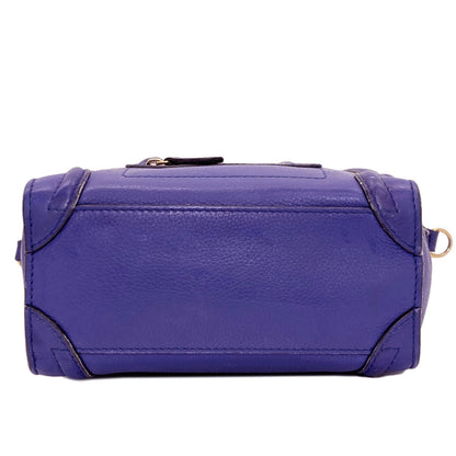 CELINE Luggage nano 2 WAY Handbag Leather Ladies [Used]