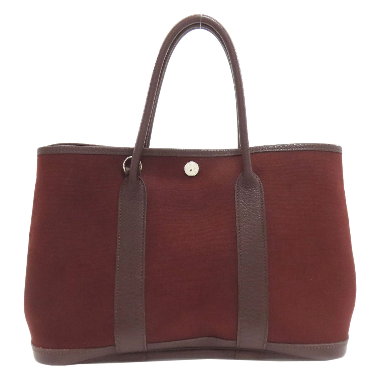 HERMES Garden Party TPM SilverHardware Handbag Towar Officche Ladies [Used]