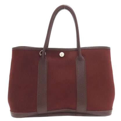 HERMES Garden Party TPM SilverHardware Handbag Towar Officche Ladies [Used]