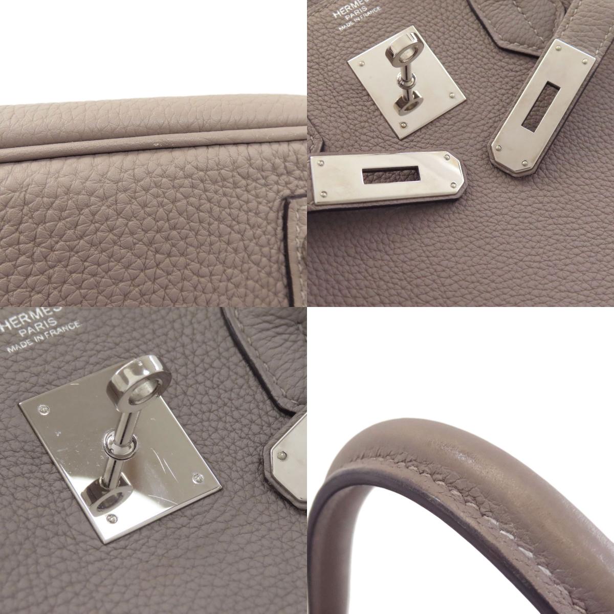 HERMES Birkin 30 SilverHardware Handbag Togo Ladies [Used]