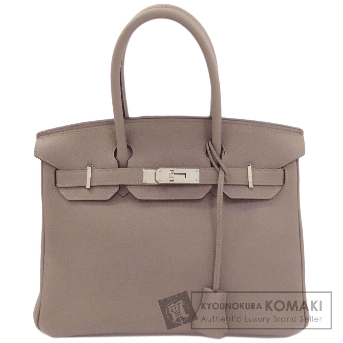 HERMES Birkin 30 SilverHardware Handbag Togo Ladies [Used]