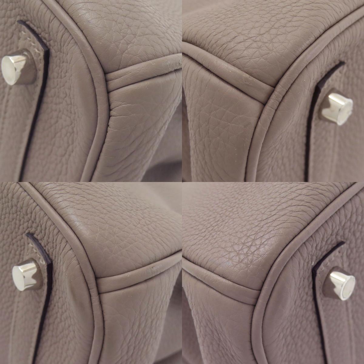 HERMES Birkin 30 SilverHardware Handbag Togo Ladies [Used]