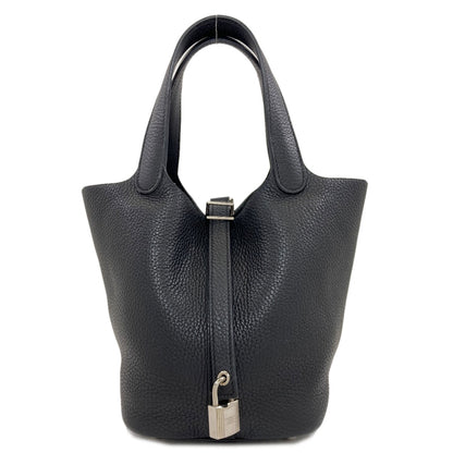 HERMES Picotin Lock PM SilverHardware Handbag Taurillon Clemence Ladies [Used]